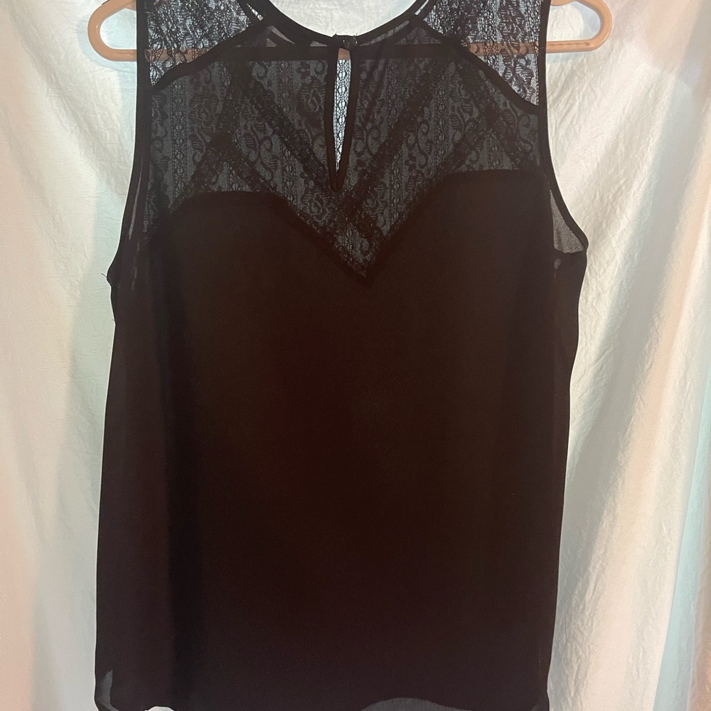 Fun2fun Torrance Lace Detailed Sleeveless Blouse size Large
